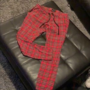 Plaid pants pac sun